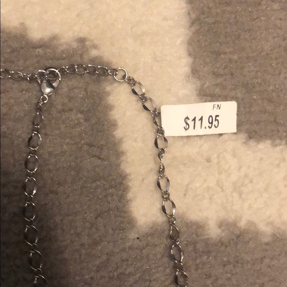 NWT Blue Gemstone Y Necklace and Earring Set - Picture 6 of 6